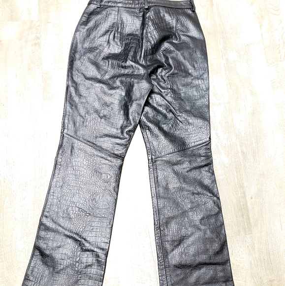 💰SOLD💰💥Harley-Davidson Crocodile🐊Leather Pants👖Sz 6 - Picture 3 of 16